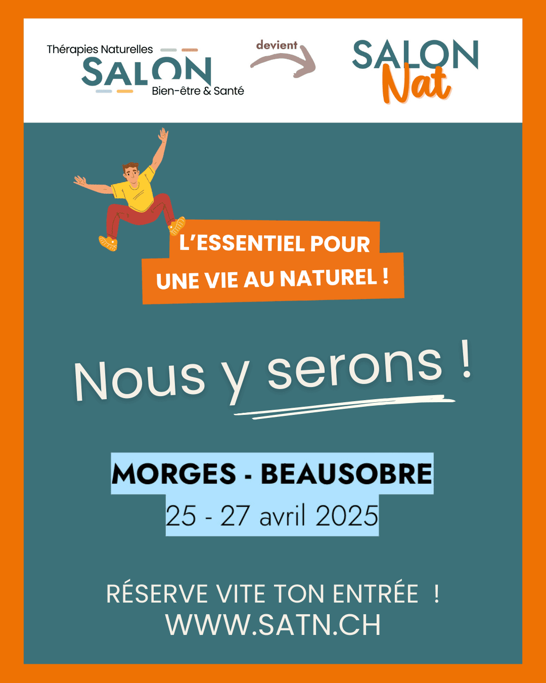 Méthode JMV - MORGES (SUISSE) Salon Thérapie naturelles 26 Avril 2025 à 16H